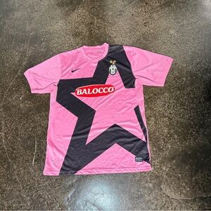Nike Vintage Pink and Black Juventus Jersey